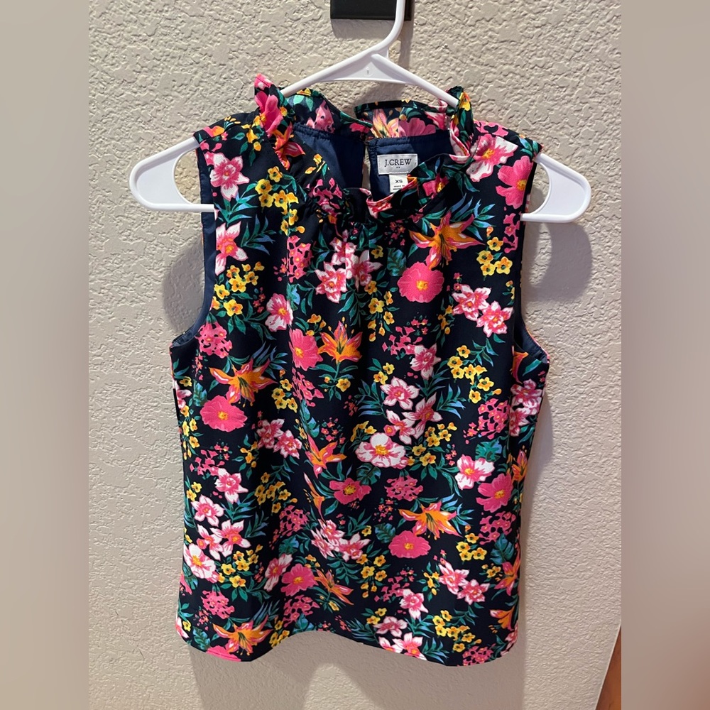 J.Crew Floral Blouse Size X-Small